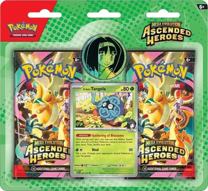 Ascended Heroes 2-Pack Blister — Erika's Tangela
