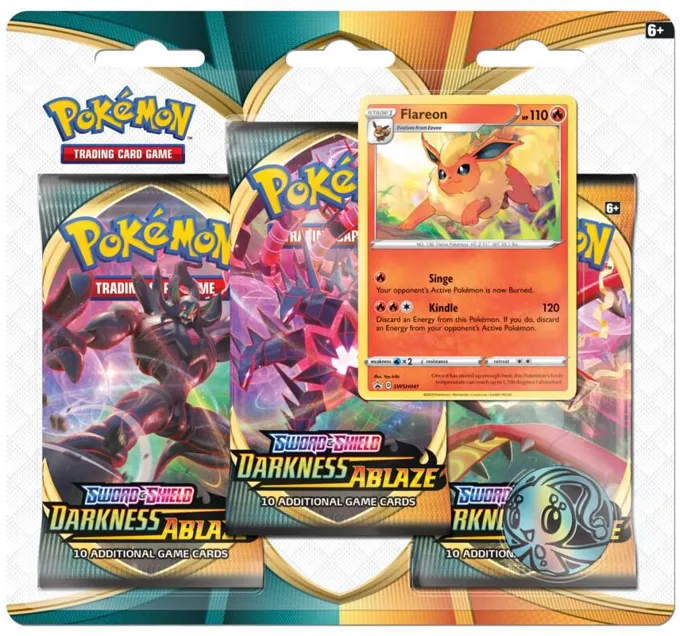 Darkness Ablaze 3-Pack Blister — Flareon